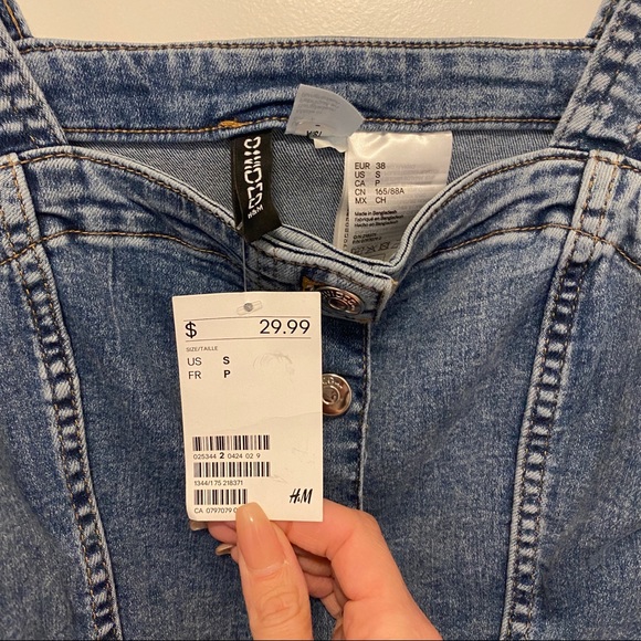 H & M Divided Denim Dress - Picture 3 of 3